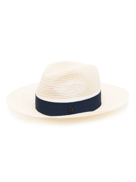  Maison Michel Henrietta Straw Fedora Hat - Neutrals 