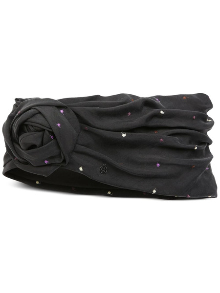  Maison Michel Hiromi Ruched Headband - Grey 