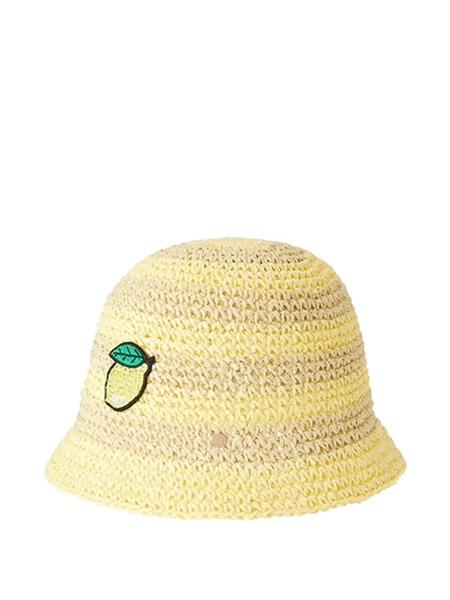  Maison Michel Kids Pablo Hat - Yellow 