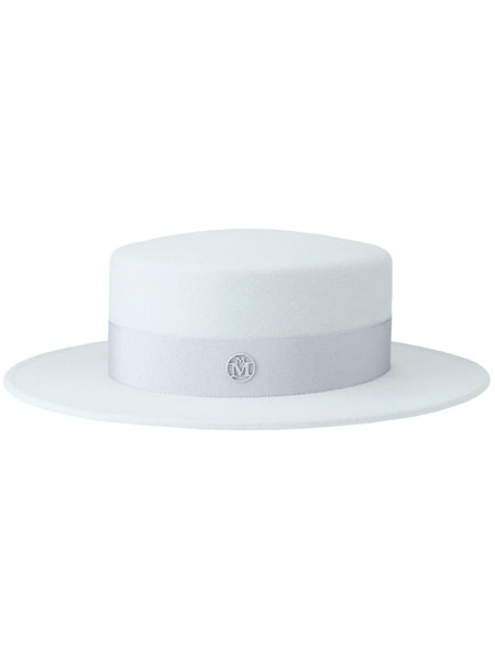  Maison Michel Kiki Woolo-felt Capeline Hat - Blue 