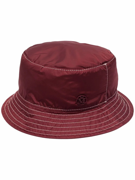  Maison Michel Nylon Bucket Hat - Red 