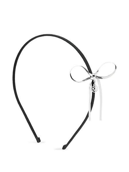  Maison Michel Ollie Bow-embellishment Headband - Black 