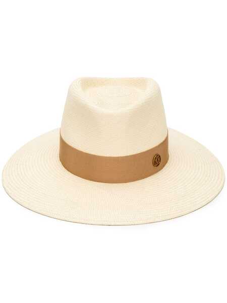  Maison Michel Panama Straw Hat - Neutrals 