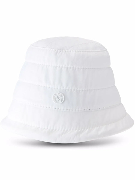  Maison Michel Souna Waterproof Bucket Hat - White 