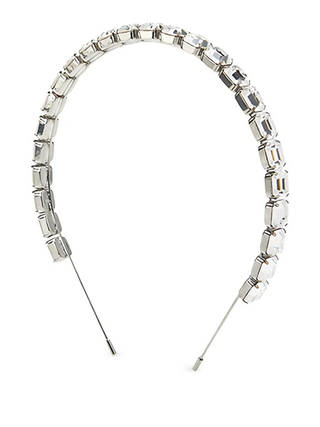  Maison Michel Taylor Crystal-embellishment Headband - Silver 