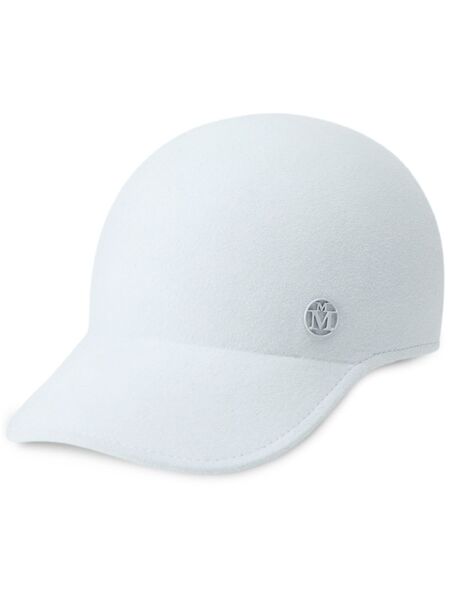  Maison Michel Tiger Appliqué-logo Baseball Cap - Blue 