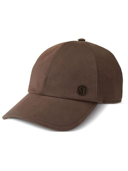  Maison Michel Tiger Appliqué-logo Baseball Cap - Brown 