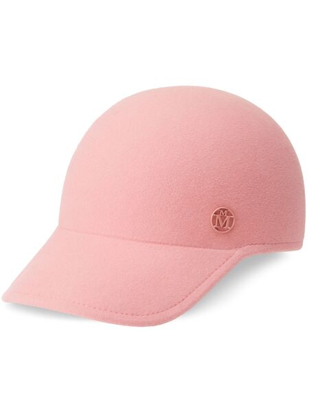  Maison Michel Tiger Appliqué-logo Baseball Cap - Pink 