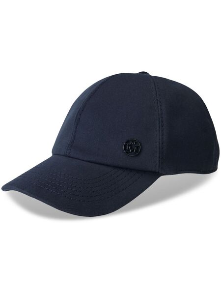  Maison Michel Tiger Cotton Logo-plaque Cap - Blue 