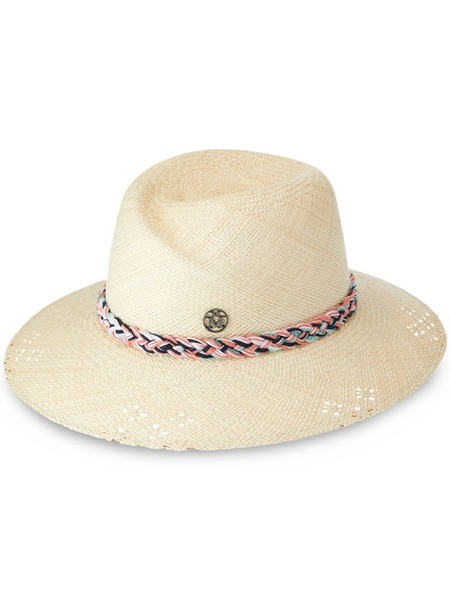  Maison Michel Virginie Straw Fedora Hat - Neutrals 