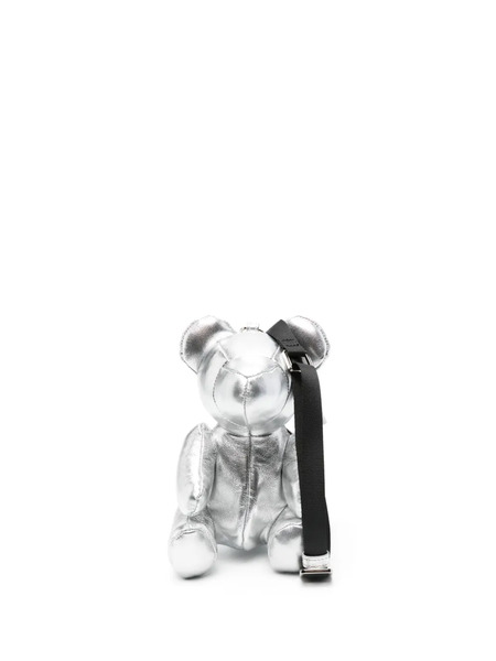  Maison Mihara Yasuhiro Bear-shaped Cross Body Bag - Silver 