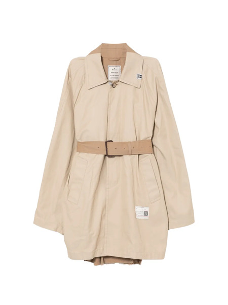  Maison Mihara Yasuhiro Belted Trench Coat - Neutrals 