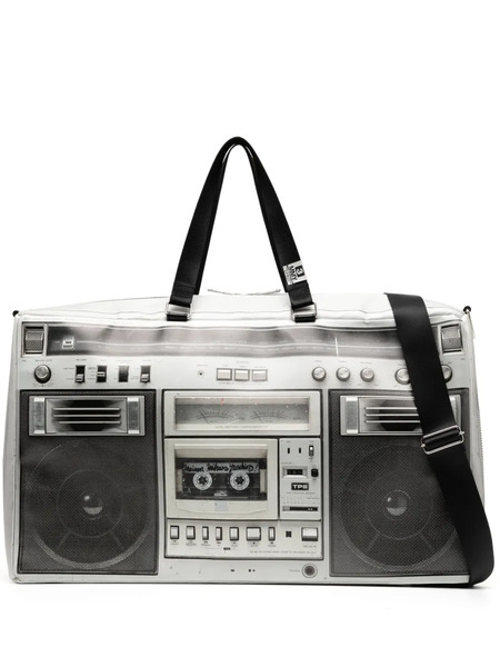  Maison Mihara Yasuhiro Boombox-print Tote Bag - Grey 