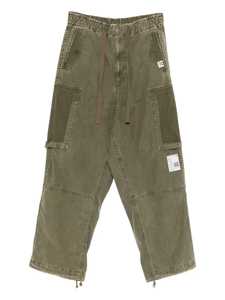  Maison Mihara Yasuhiro Cargo Pocket Drawstring Trousers - Green 