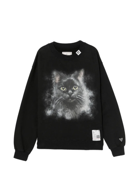  Maison Mihara Yasuhiro Cat-print Sweatshirt - Black 