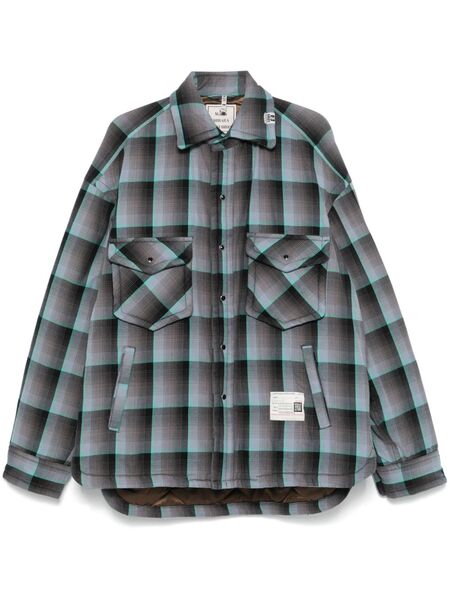  Maison Mihara Yasuhiro Checked Jacket - Blue 