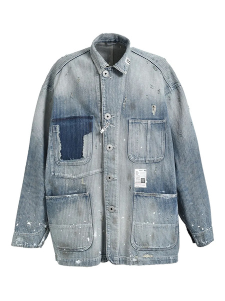  Maison Mihara Yasuhiro Denim Shirt Jacket - Blue 