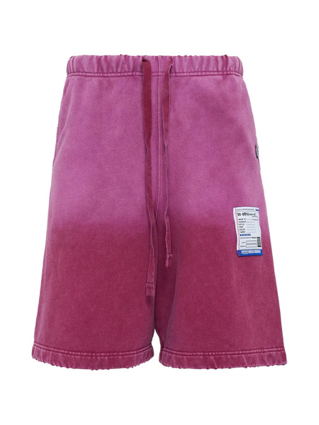  Maison Mihara Yasuhiro Distressed Shorts - Red 