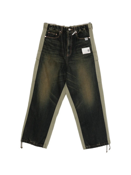  Maison Mihara Yasuhiro Elasticated-waistband Trousers - Green 