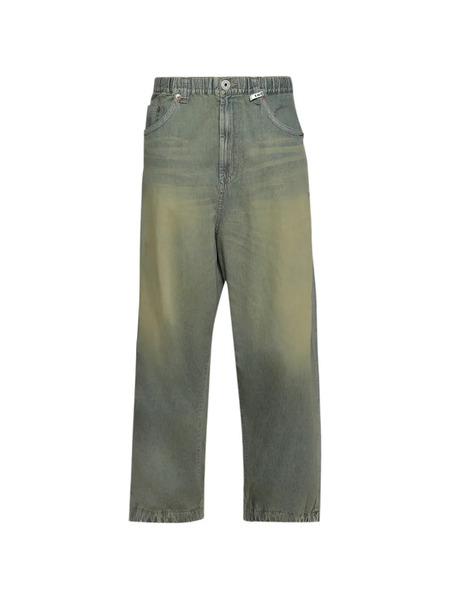  Maison Mihara Yasuhiro Elasticated Wide-leg Jeans - Blue 