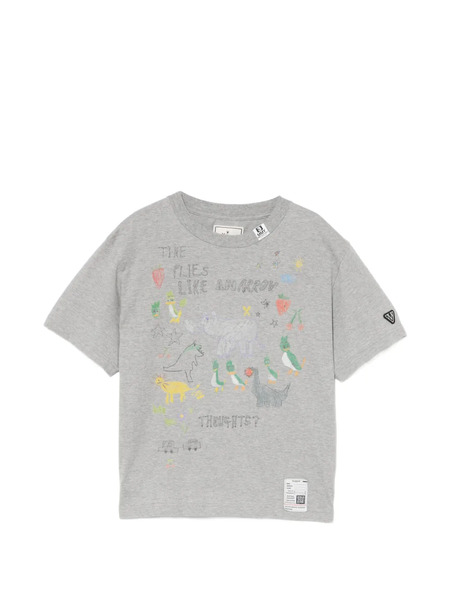  Maison Mihara Yasuhiro Graphic-print T-shirt - Grey 