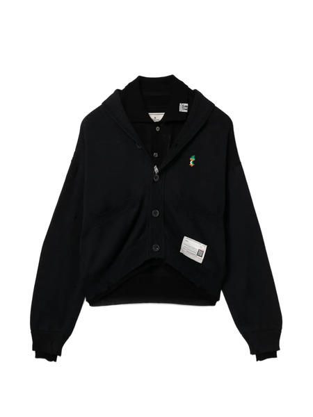  Maison Mihara Yasuhiro Layered Cardigan - Black 