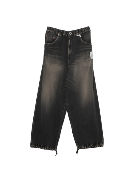 Maison Mihara Yasuhiro Logo-patch Jeans - Black 