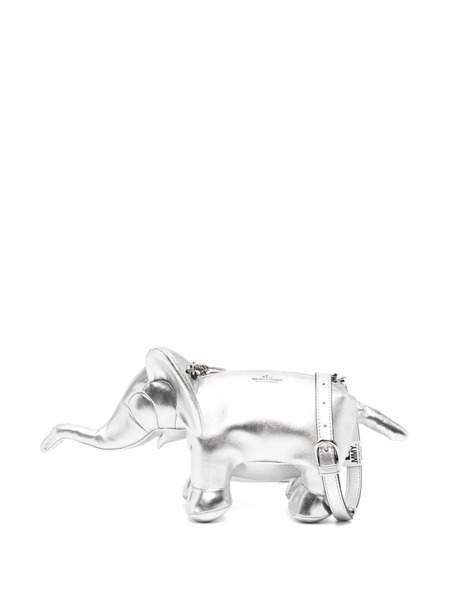  Maison Mihara Yasuhiro Mini dolls Elephant Messenger Bag - Silver 