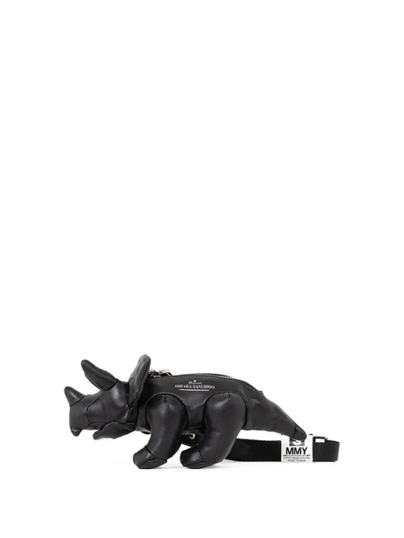  Maison Mihara Yasuhiro Mini Triceratops Shoulder Bag - Black 