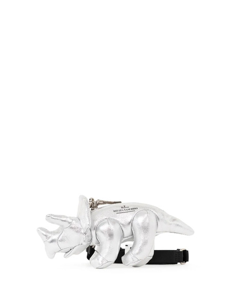  Maison Mihara Yasuhiro Mini Triceratops Shoulder Bag - Silver 
