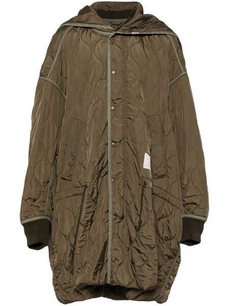  Maison Mihara Yasuhiro Oversized Military Coat - Green 