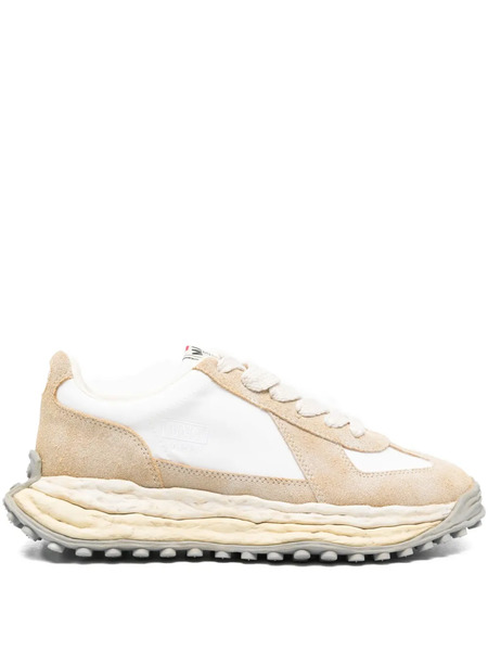  Maison Mihara Yasuhiro Paneled-design Sneakers - White 