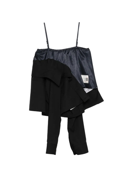  Maison Mihara Yasuhiro Panelled Blouse - Black 