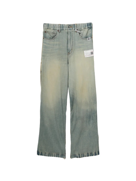  Maison Mihara Yasuhiro Panelled Trousers - Blue 