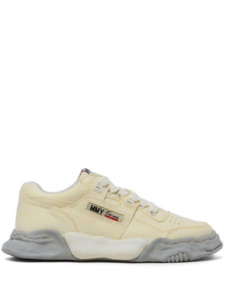  Maison Mihara Yasuhiro Parker Panelled Canvas Sneakers - White 