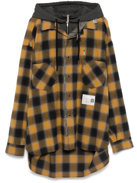  Maison Mihara Yasuhiro Plaid-check Shirt - Yellow 
