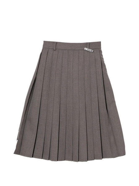 Maison Mihara Yasuhiro Pleated Midi Skirt - Grey 