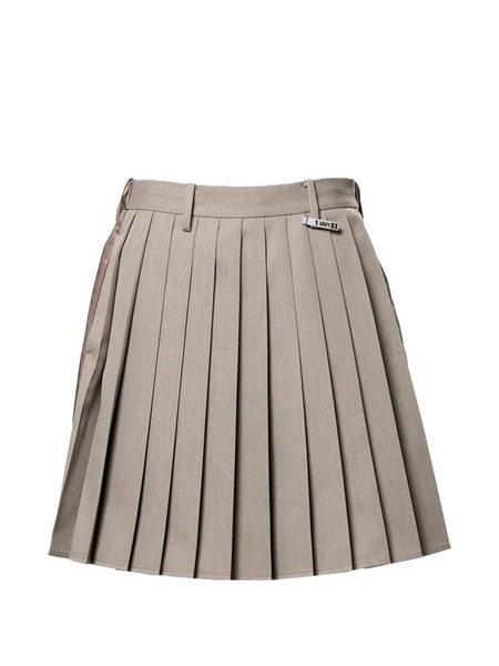  Maison Mihara Yasuhiro Pleated Skort - Neutrals 