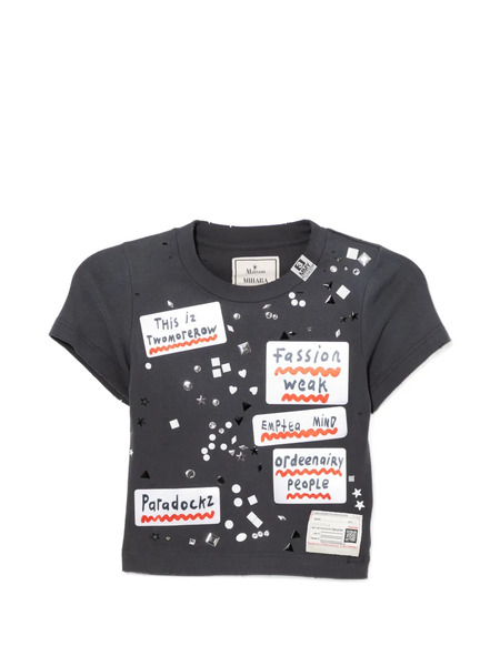  Maison Mihara Yasuhiro Printed T-shirt - Black 