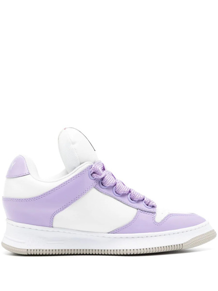  Maison Mihara Yasuhiro Rosy Pointed-toe Puffer Sneakers - Purple 