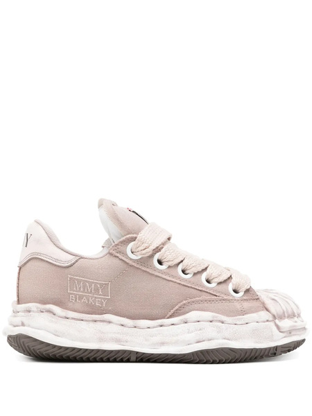  Maison Mihara Yasuhiro Round Toe Trainer - Pink 