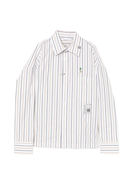  Maison Mihara Yasuhiro Striped Shirt - White 