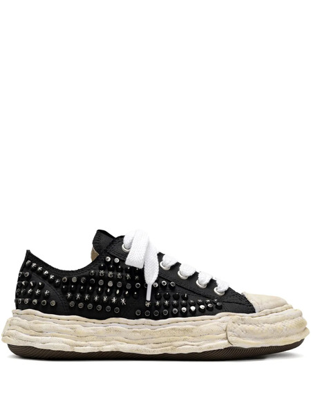  Maison Mihara Yasuhiro Studded Peterson23 Canvas Trainers - Black 
