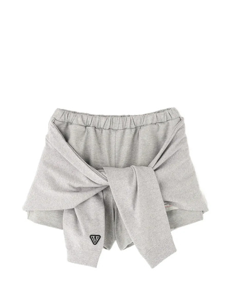  Maison Mihara Yasuhiro Tie-fastening Shorts - Grey 