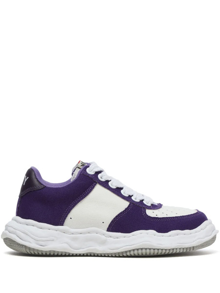  Maison Mihara Yasuhiro Wayne Two-tone Sneakers - Purple 