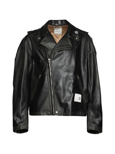  Maison Mihara Yasuhiro Zip Cotton Jacket - Black 