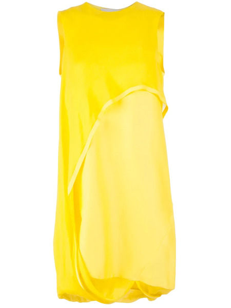  Maison Rabih Kayrouz Layered Panel Dress - Yellow 