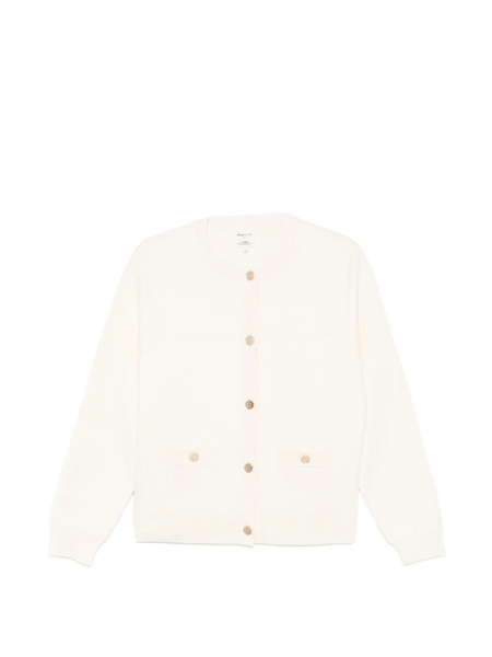  Maison123 Peterson Button Pocket Cardigan - Neutrals 