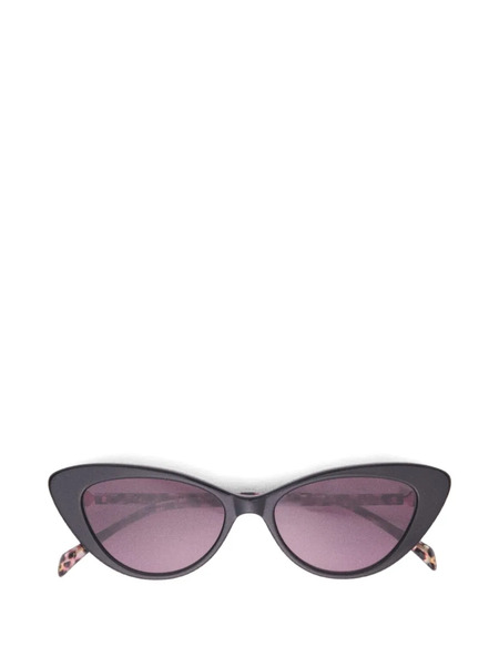  Maje Animal-print Cat-eye Sunglasses - Black 