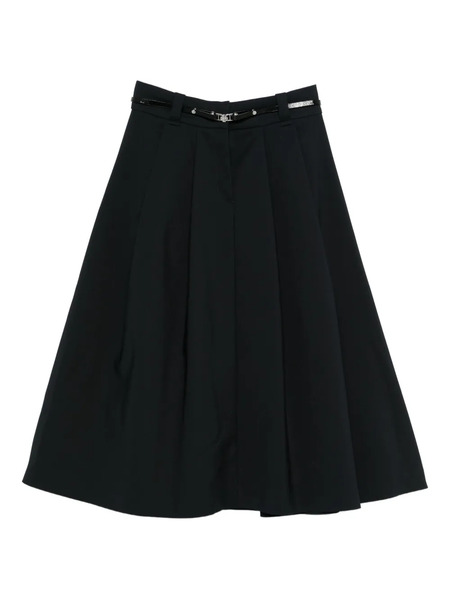  Maje Belted Midi Skirt - Blue 